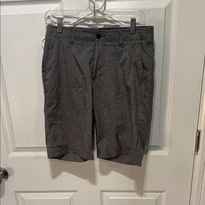 Hogan Charcoal Flat Front Shorts